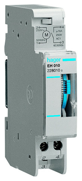 EH010 Tagesschaltuhr analog, 1S/16A