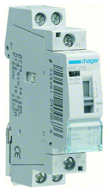 ERC216 Installationsrelais 16A, 2S, 230V