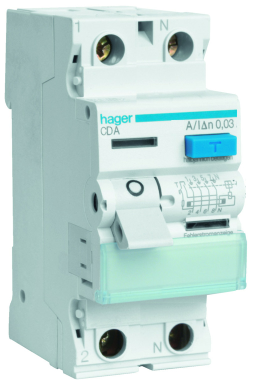 CDA225D FI-Schutzschalter 2P 25A 30mA