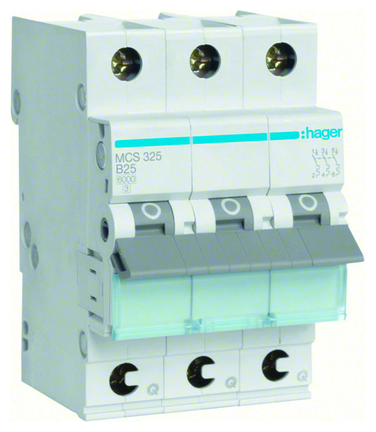 MCS325 Sicherungsautomat 3P C-25A SSK