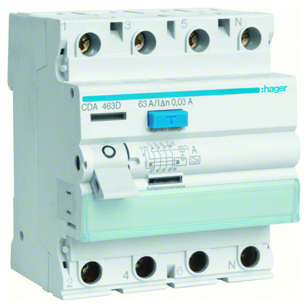 CDA463D FI-Schutzschalter 4P 63A 30mA