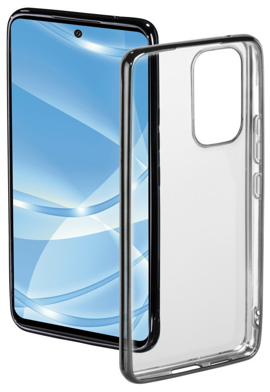 Hama Clear&Chrome Handy-Schutzhülle 16,5 cm (6.5") Cover Schwarz, Transparent 00177920