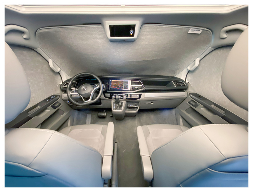 Hindermann Innenisoliermatte Travel für Fiat Ducato ab 2007 - Fahrerhaus - 3-tei