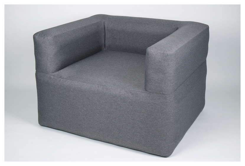 Aufblasbarer Sessel - Grau meliert