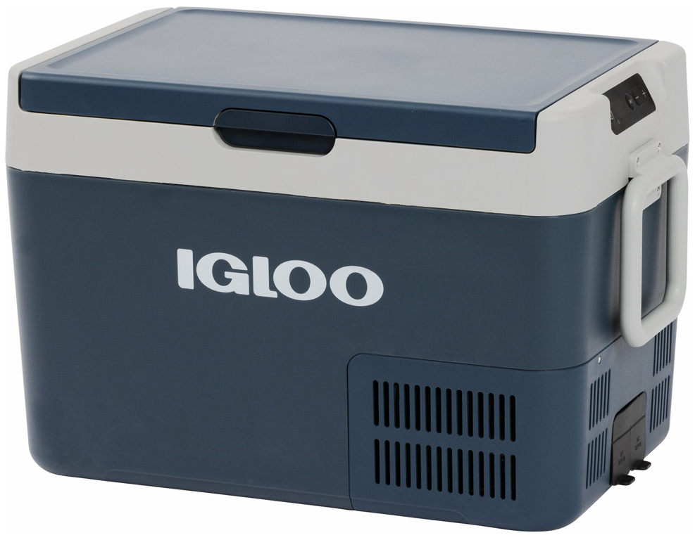 Igloo ICF32 Kompressor-Kühlbox, 12 / 24 / 230 V, 32 L, blau