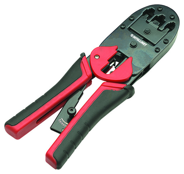 Modularcrimpzange für RJ11/RJ12/RJ45 Ste