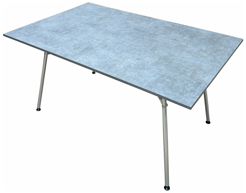 Isabella Klappbarer Esstisch, 138 x 90 cm, grau