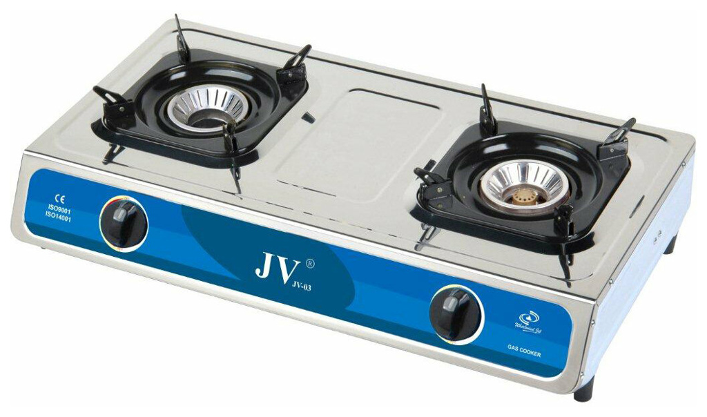 JV Edelstahlkocher Turbo, 2 mit Zündsicherung