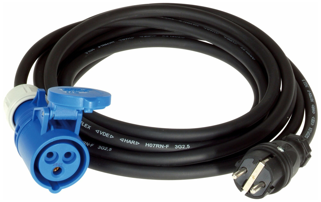 Adapterkabel Schuko -> CEE