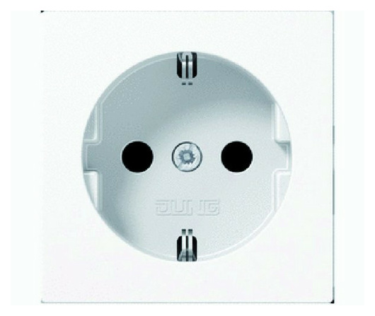 Jung A1520PLWW Abdeckung F. Schuko Steckdosen