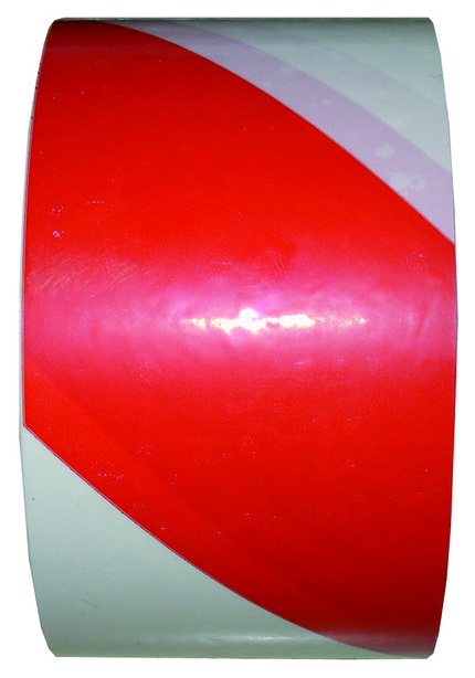 PWBSR Warnband selbstkl. rot/weiß 66m LW