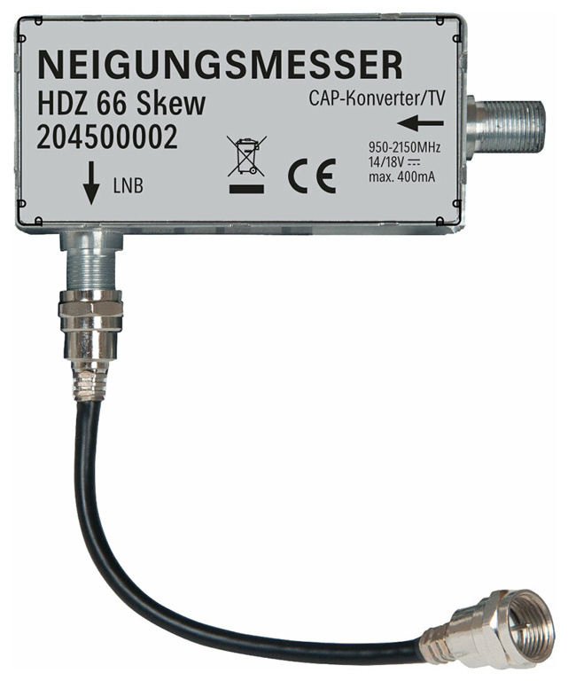 Kathrein Neigungsmesser HDZ 66 Skew für Sat-Anlage BAS 66 Skew