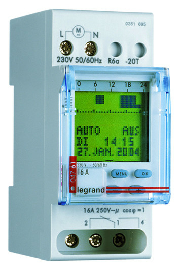 412631 Wochenschaltuhr 1 Kanal 230V AC