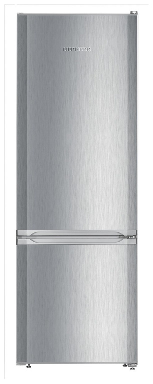 CUel 2831 Gefrierschrankkombination, A++, Silber, 265 l, 39 dB