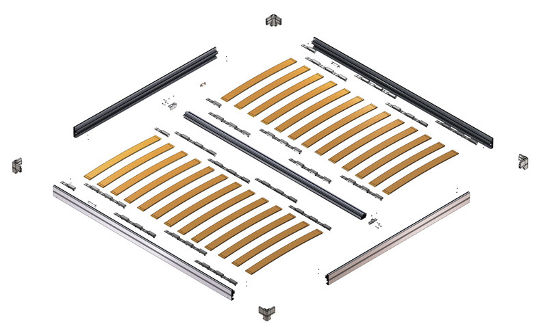 Lippert Bettrahmen mit Lattenrost für das Modulare Smart-Bed-System