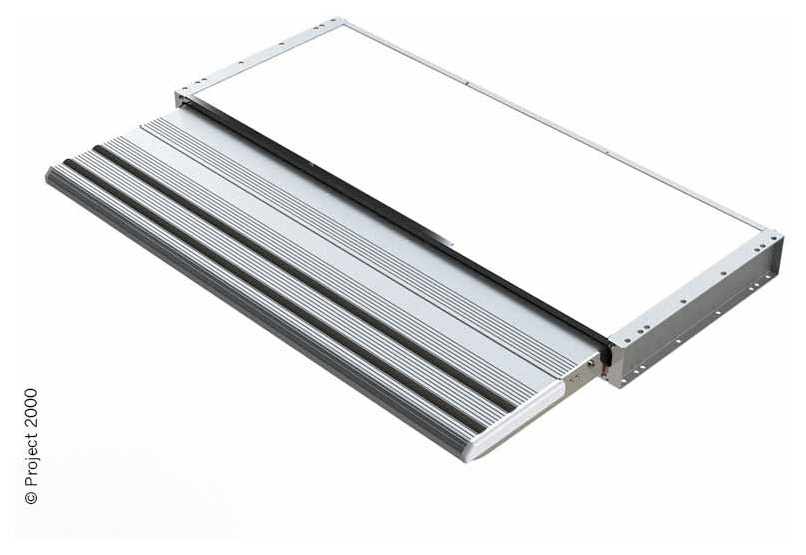 Elektrische Trittstufe 12 V, 1000 mm breit für Kastenwagen und Wohnmobile