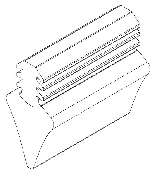 Gummidichtung für Euro Slide Rahmen