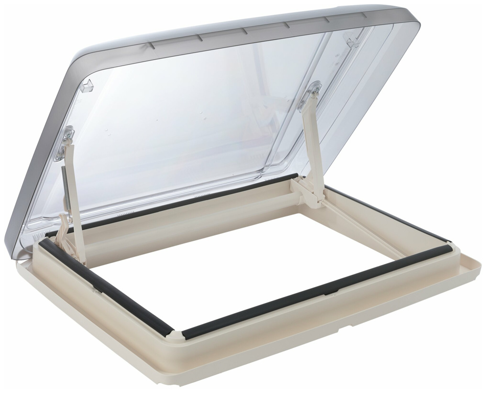 MPK Dachhaube VisionStar L pro, 70 x 50 cm, Rauchglas, cremeweiß