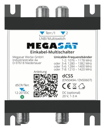 Einkabel-Multischalter