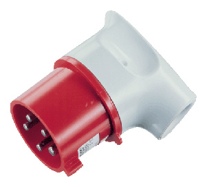 3266 Winkelstecker 32A5p 6H400V IP44