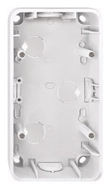 519244 AP-Gehäuse 2fach weiß glänzend