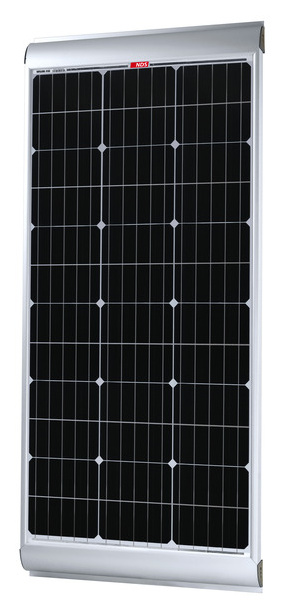 Solarpanel 12V / 85W inkl. Halterungen, monokristalline Zellen