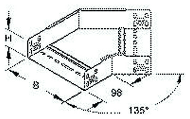 RBA 60.600 Bogen 45 Grad