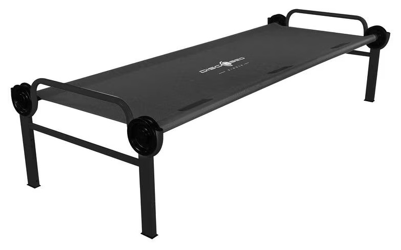 Disc-O-Bed Einzelbett L, 208 x 82 x 50 cm, schwarz