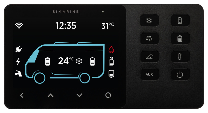 Caravan Control System mit Überwachungs-/Schaltsystem bis zu 10 Geräte