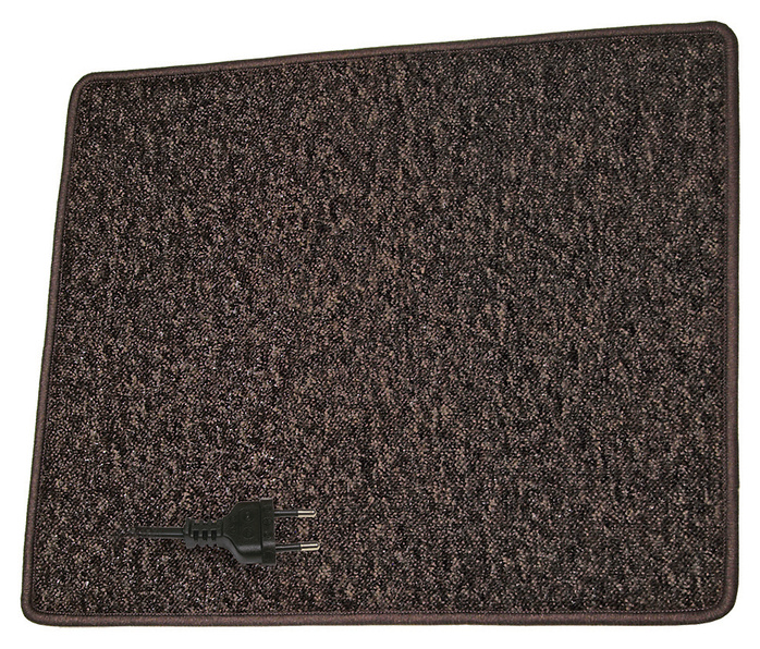 Heizteppich 60x100cm,230V/70W, Braun