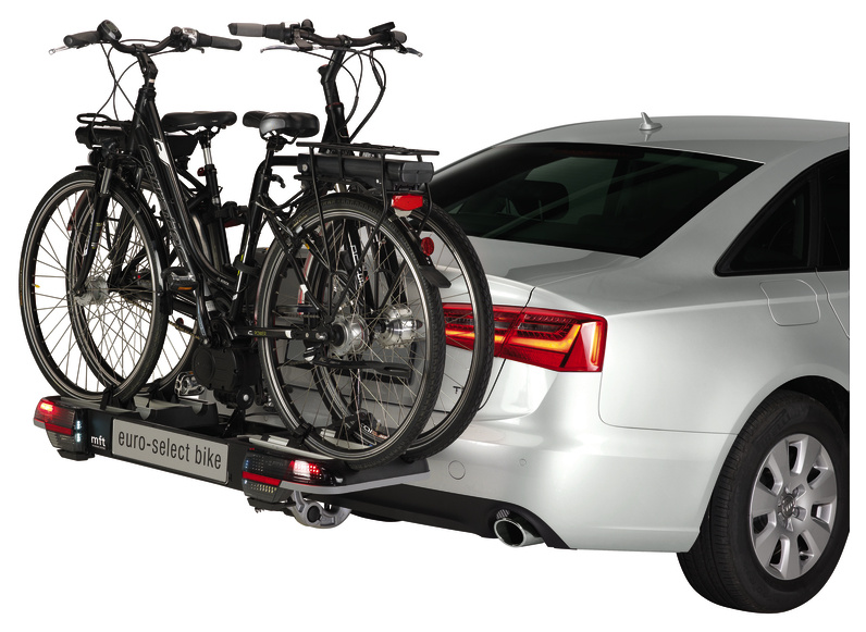 BackPower Fahrradträger für Anhängerkupplung mit Platz für 2 Fahrräder
