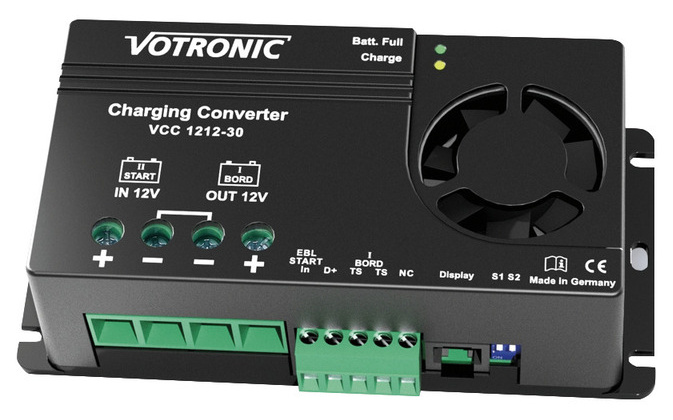 Ladewandler 12V/30A 12V Ladegerät und Booster kombiniert, VCC 1212-30