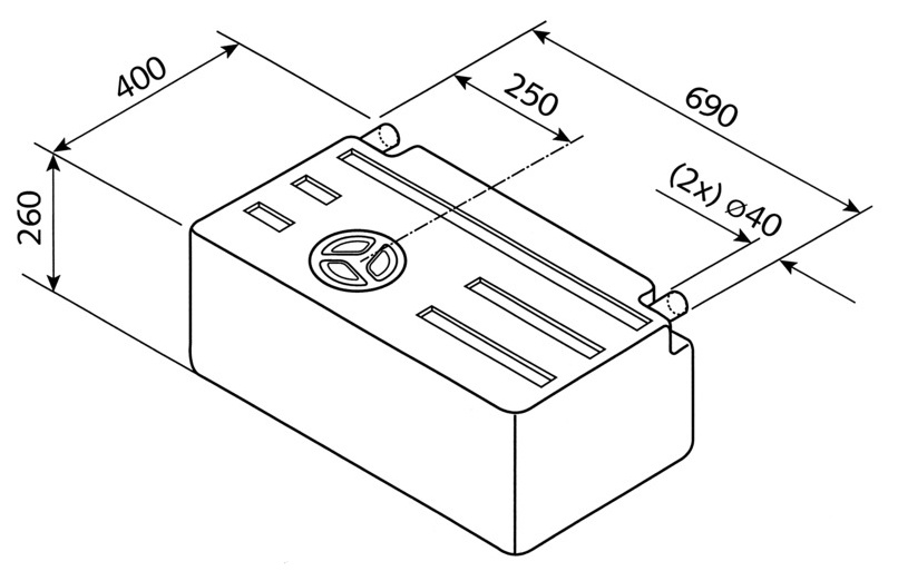 Frisch u. Abwassertank EV1301