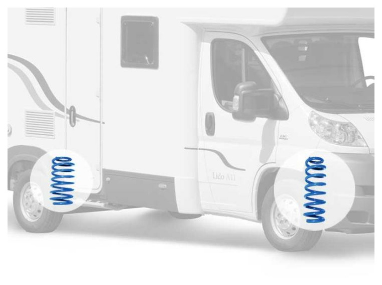 Schraubenfedern für die Vorderachse Ducato 250/ Boxer/ Jumper ab Bj. 2006