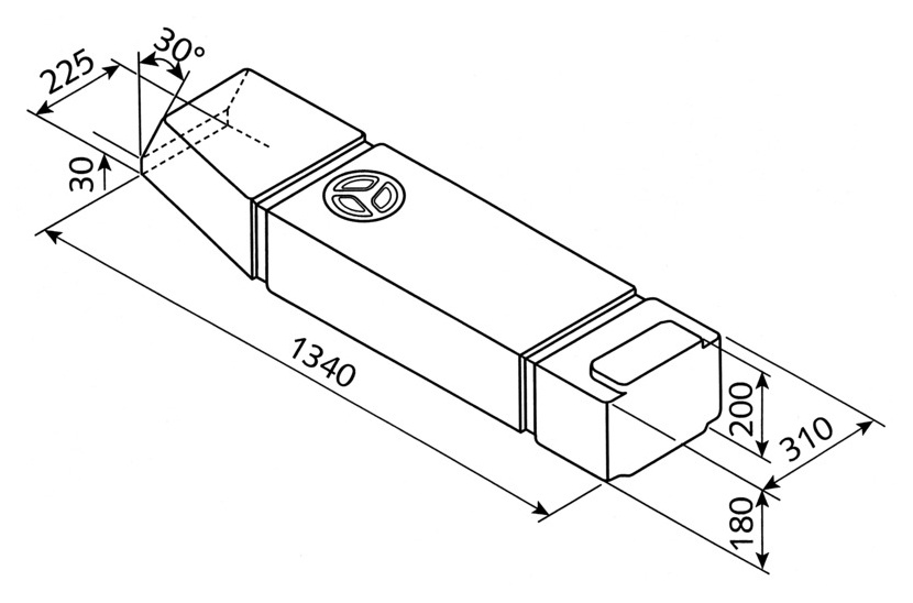 Frisch- und Abwassertank VWT2 60l