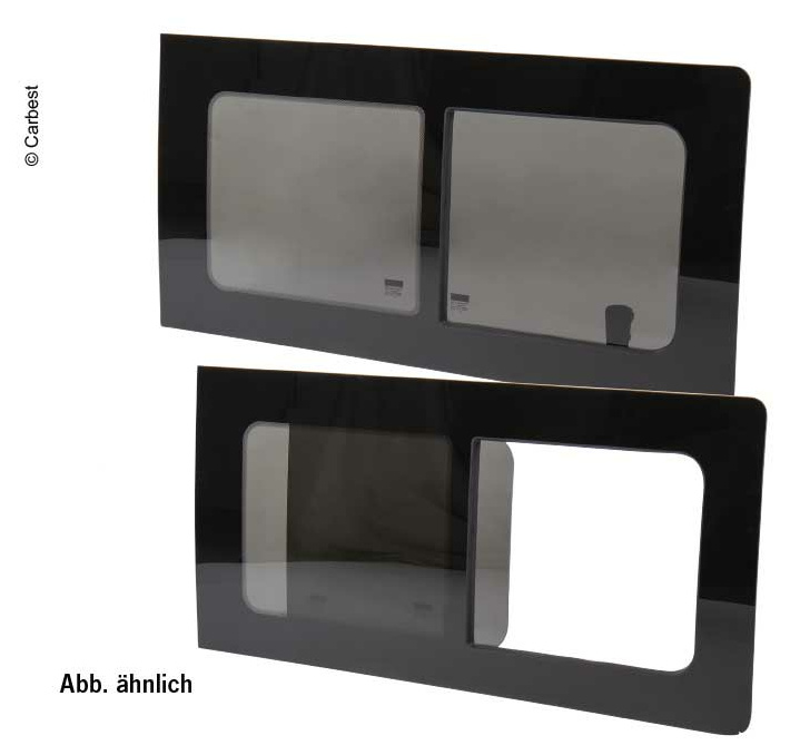 Carbest T5 Schiebefenster, T6 Seitenfenster links, Echtglas, 1135x585