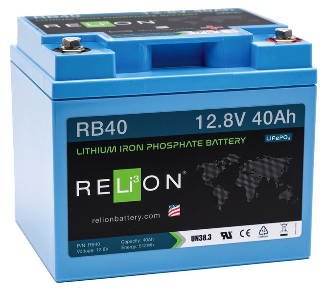 Relion Lithium Eisenphospaht Batterie - Von 20 bis 150 Ah