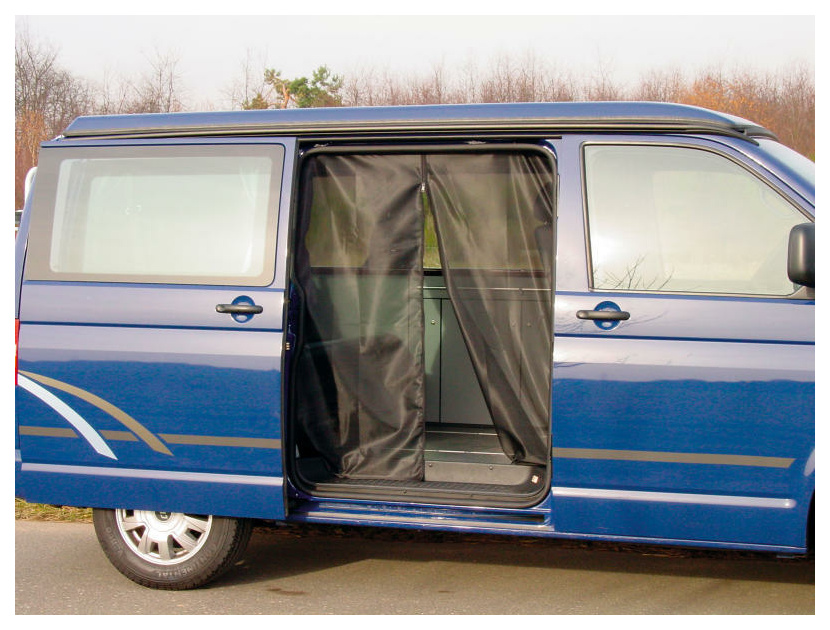 Moskitonetz für Schiebetür und Heckklappe VW T5/T6 und Mercedes Sprinter, VW T4,