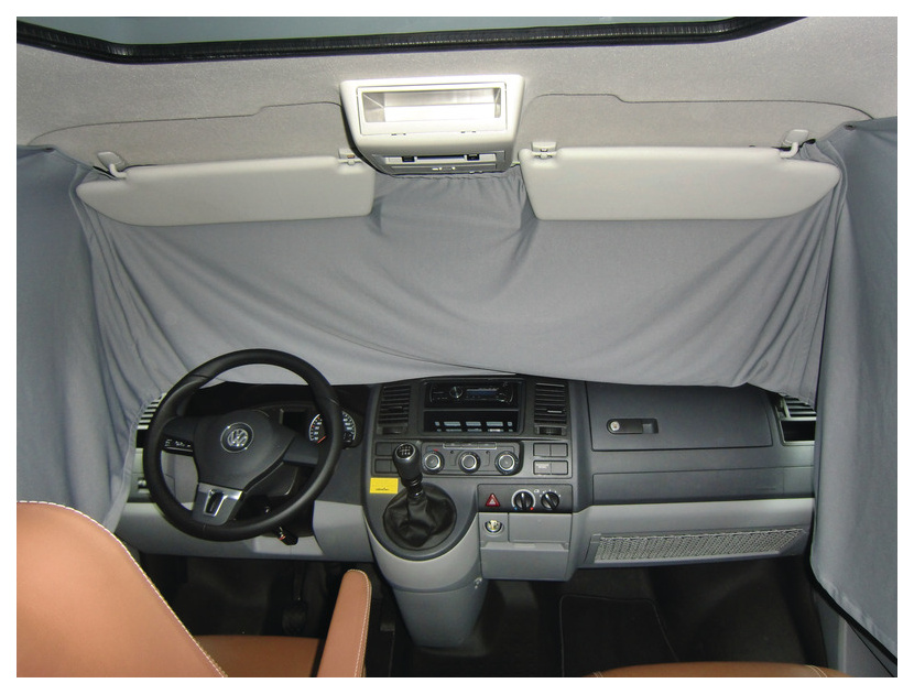 Fahrerhaus Sichtschutzgardine für VW T5/T6, VW Caddy Maxi, Bercedes Vito Metris,