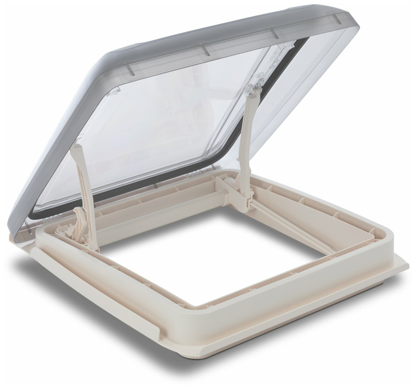 MPK Dachhaube VisionStar M 2 40 x 40 cm cremeweiß, Dachstärke: 55 bis 90 mm