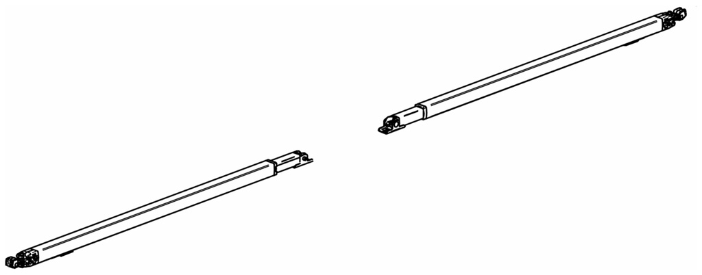 Stützfuß Thule 3200, für Länge 2,3 ? 2,5 m