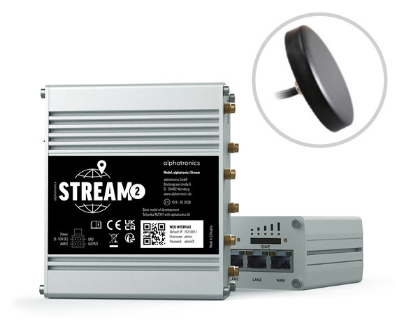 Alphatronics STREAM 2 mobiler LTE/WiFi- Router für Wohnmobile & Wohnwagen