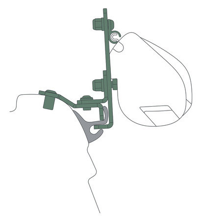 Markisen-Adapter für Fiamma F35pro/F45s - Für VW T5/T6/T6.1 mit Reimo Multirail