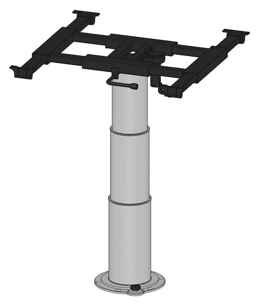 Einsäulen-Liftgestell 355-730 mm - Hub 375 mm