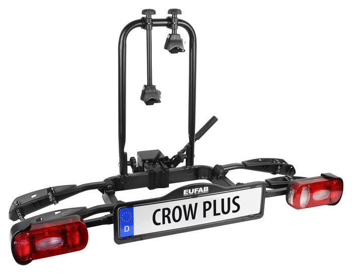 EUFAB CROW PLUS Fahrradträger für Anhängerkupplungfür 2 Räder
