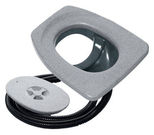 Urin-Trenneinsatz Separett Privy 500, grau