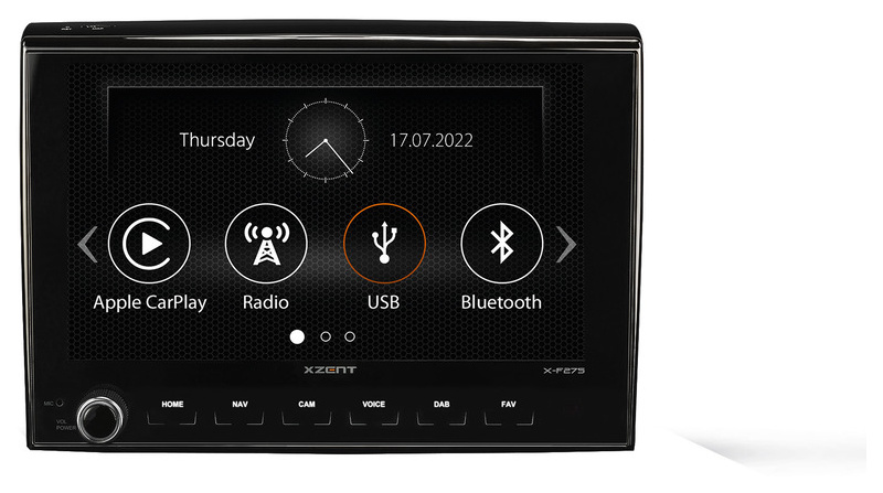 Xzent X-F275 Infotainer / Naviceiver für Fiat Ducato und Baugleiche ab 2006