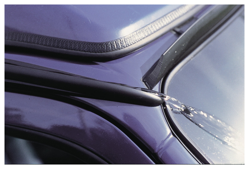 Regenrinnenprofil Multi Rail VW T4 langer Radstand - Schwarz - 3040 mm