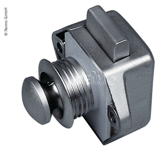 Push Lock Mini - Möbelschloß vernickelt matt - 50er Pack