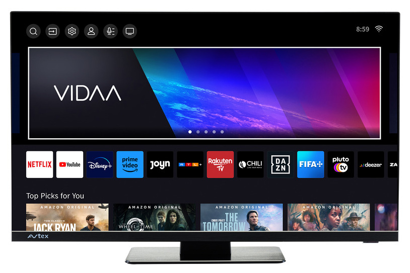 Avtex Full HD Smart-TV mit VIDAA 23,8 Zoll (60 cm), DVB-S2/T2, WiFi, E